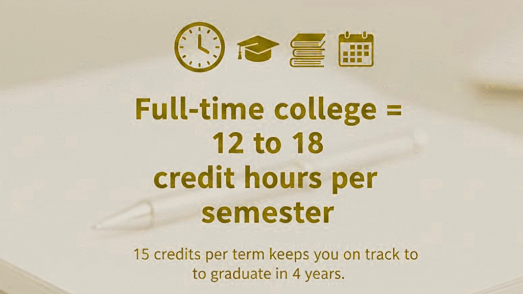 how many credit hours is full time