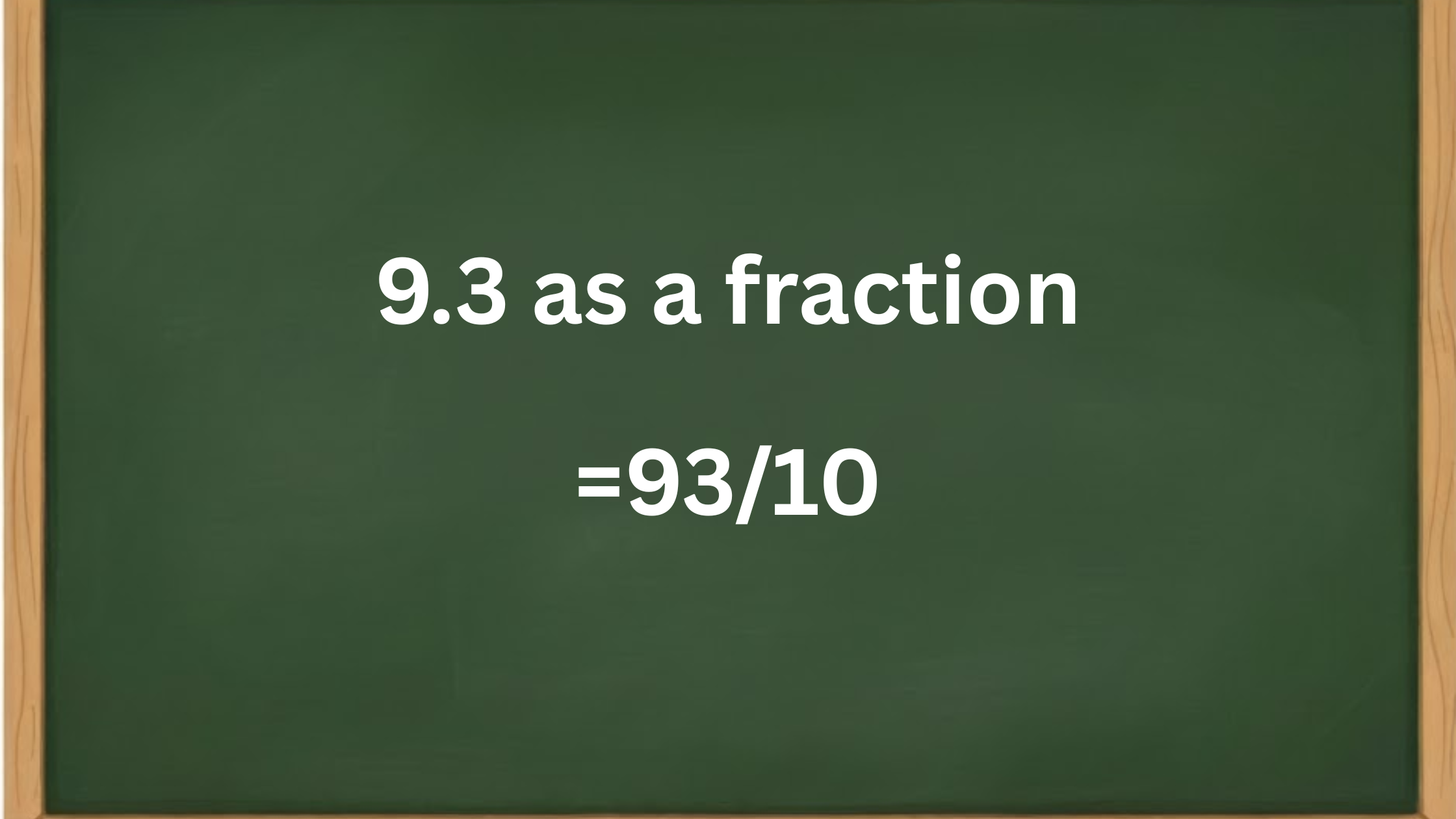9.3 as a Fraction